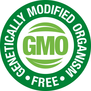Non-GMO badge displayed by the KlaroNail store