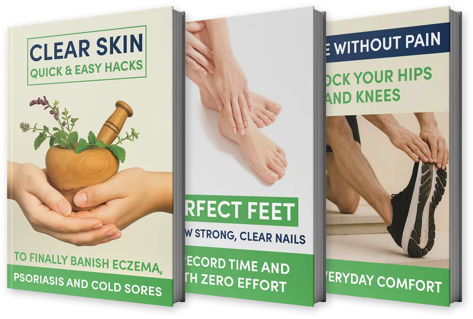 The three KlaroNail digital bonus guides shown together