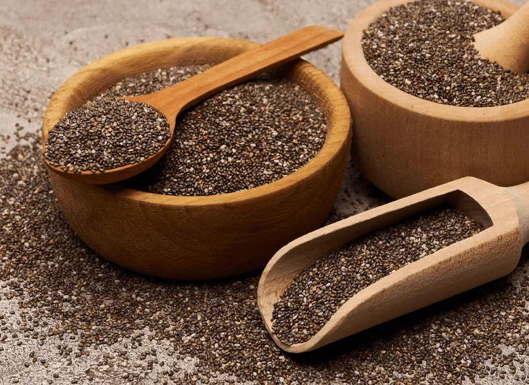 Chia Seed Oil, an ingredient in the KlaroNail nail and cuticle spray