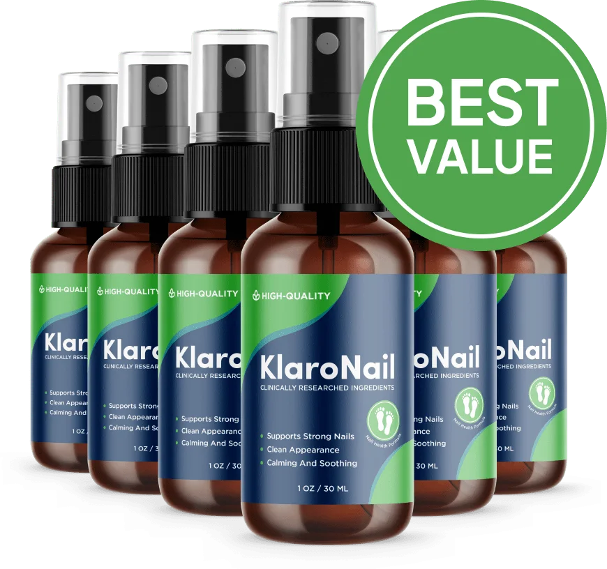 KlaroNail 6-bottle order, the tier the vendor labels BEST VALUE, 180 day supply